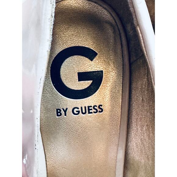 Guess Beige Tan Faux Leather Stilettos Heels Pumps Women's Size 8.5M - Picture 7 of 16